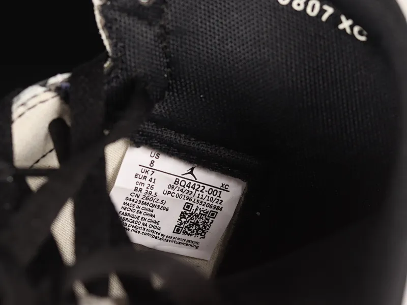 All categories Air Jordan Jordan series basketball shoes Air Jordan 1 High pure original version Air Jordan 1 High 85 "Black White" AJ1 Joe 1 black and white panda BQ4422-001